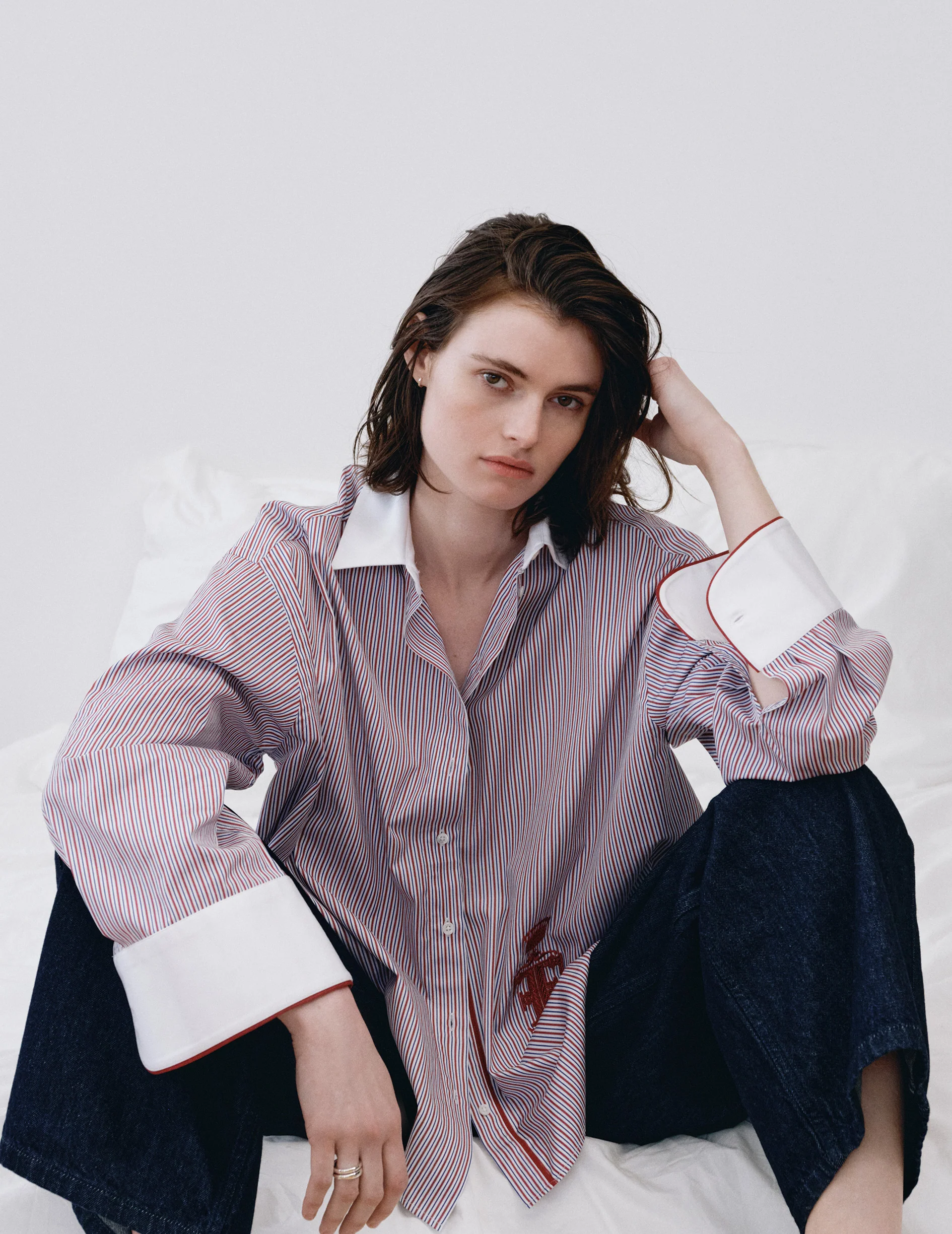 Chemise Nolita bordeaux - Image 2