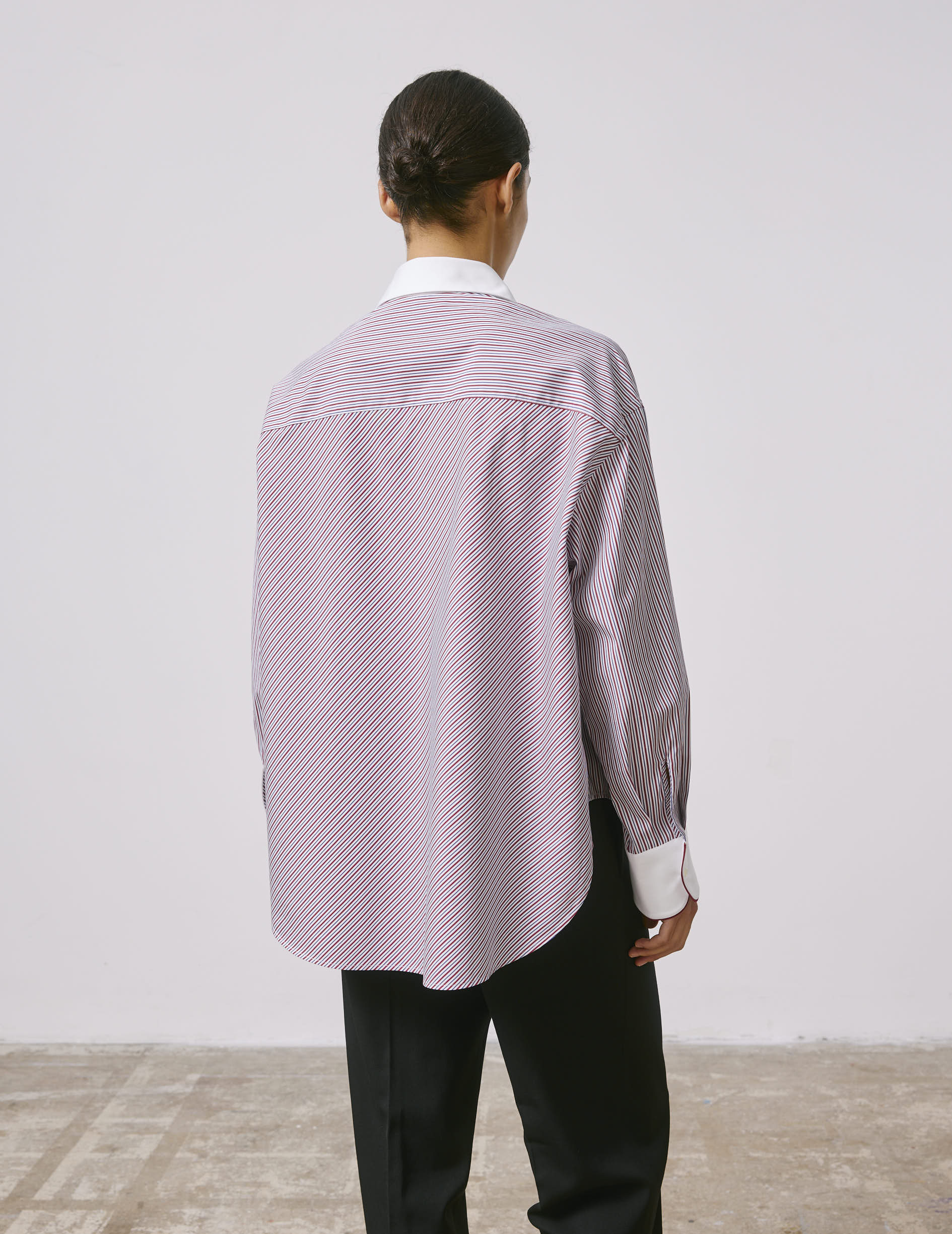 Chemise Nolita bordeaux - Image 3