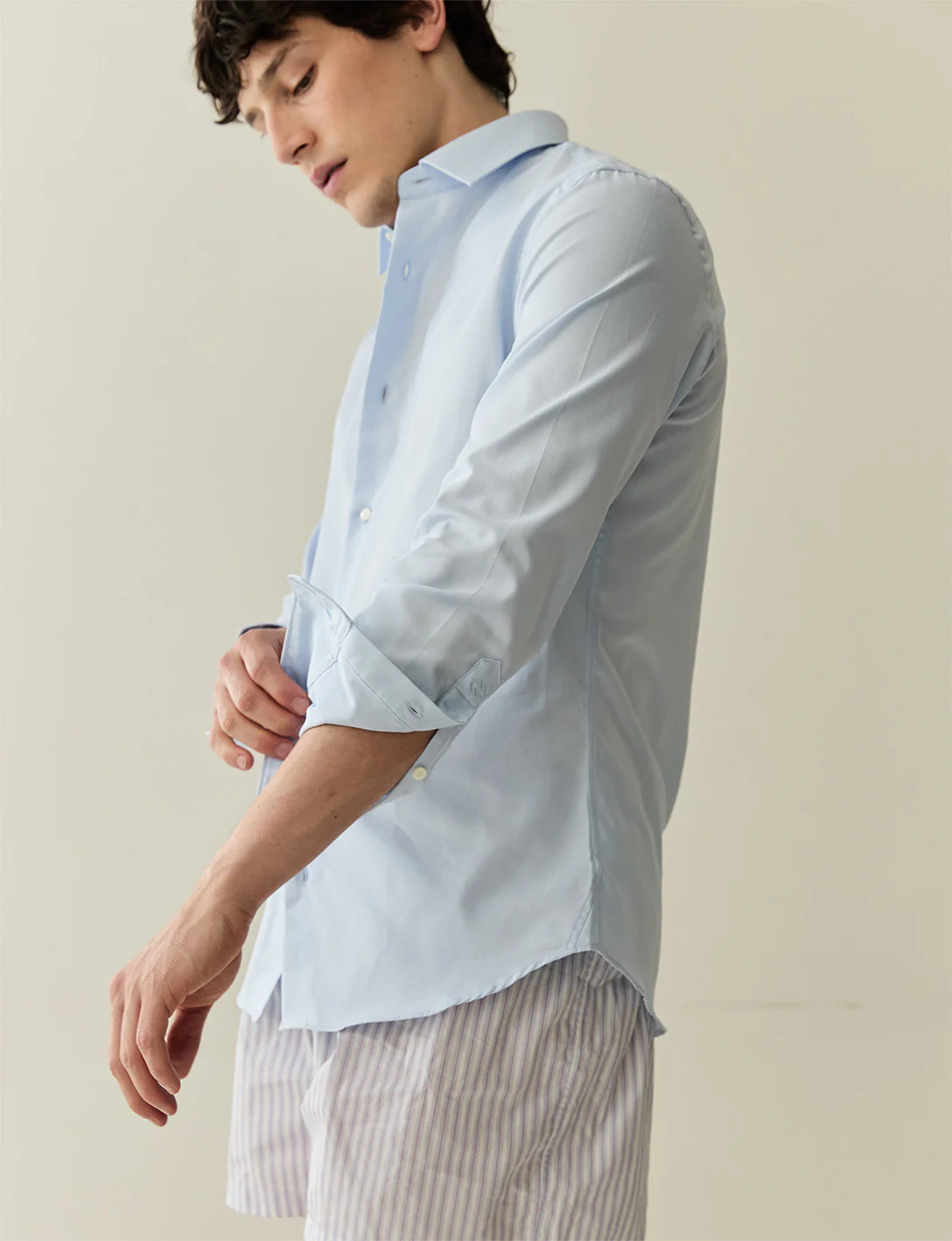 Chemise Ajustée bleue - Image 2