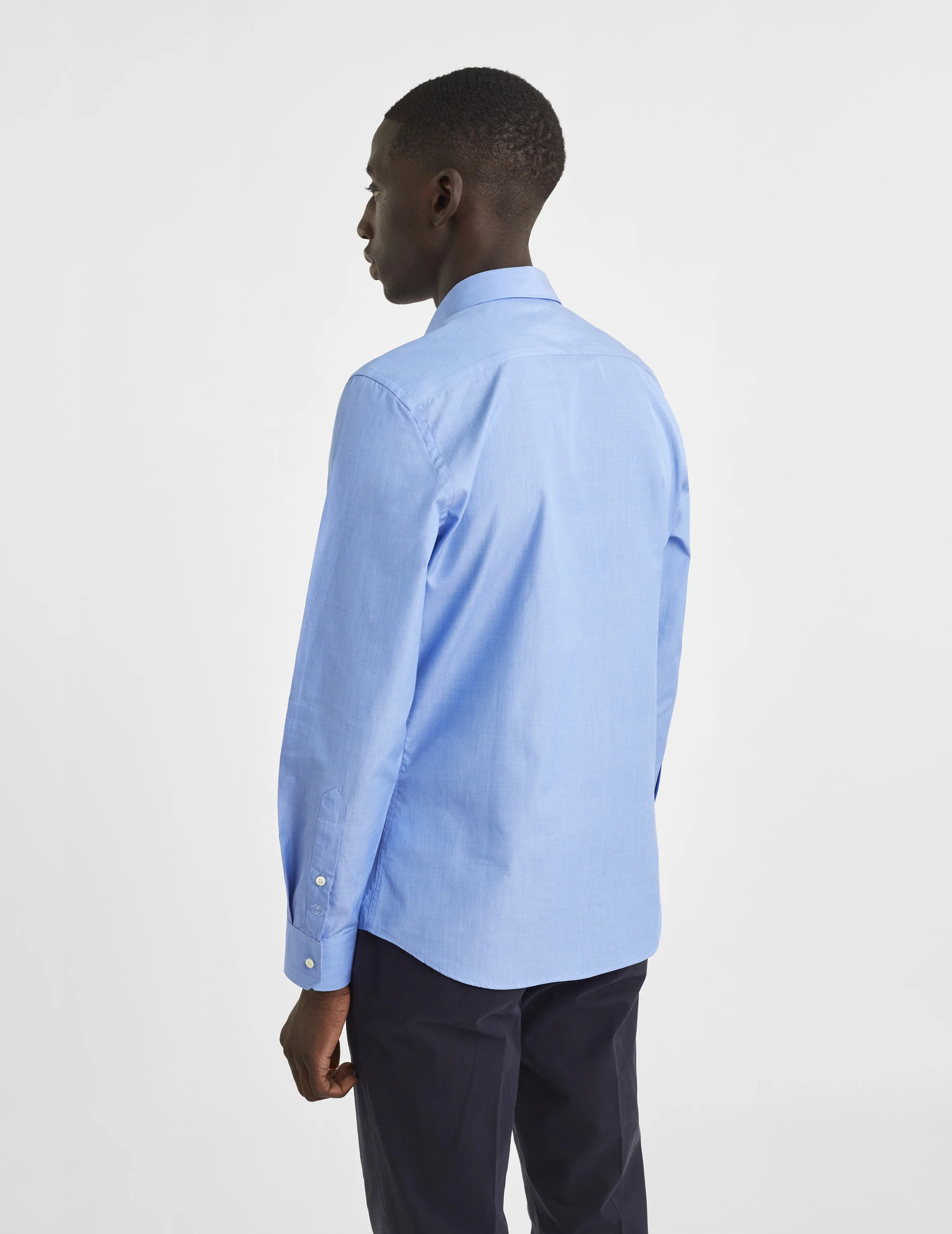 Chemise Ajustée bleue - Image 4