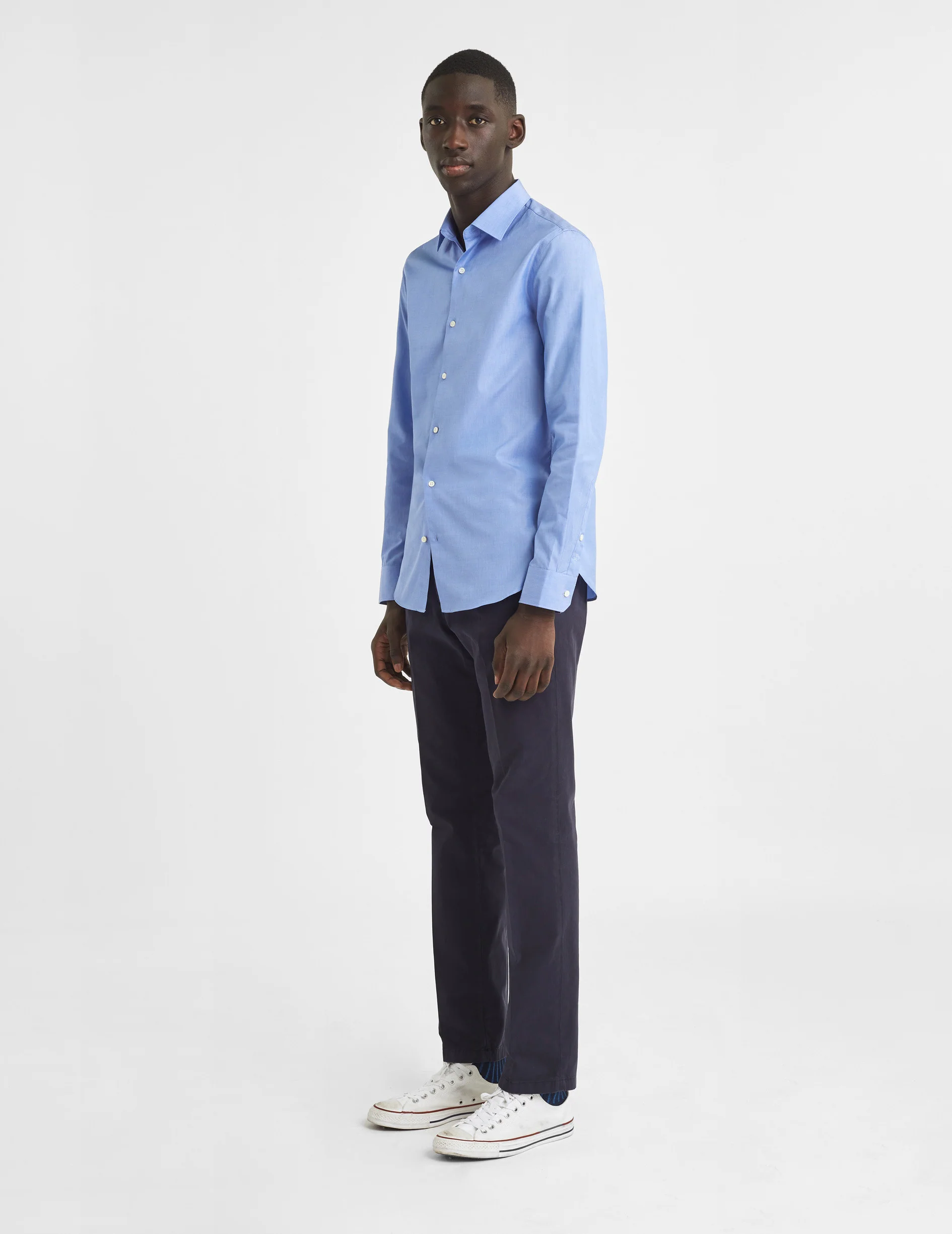 Chemise Ajustée bleue - Image 5