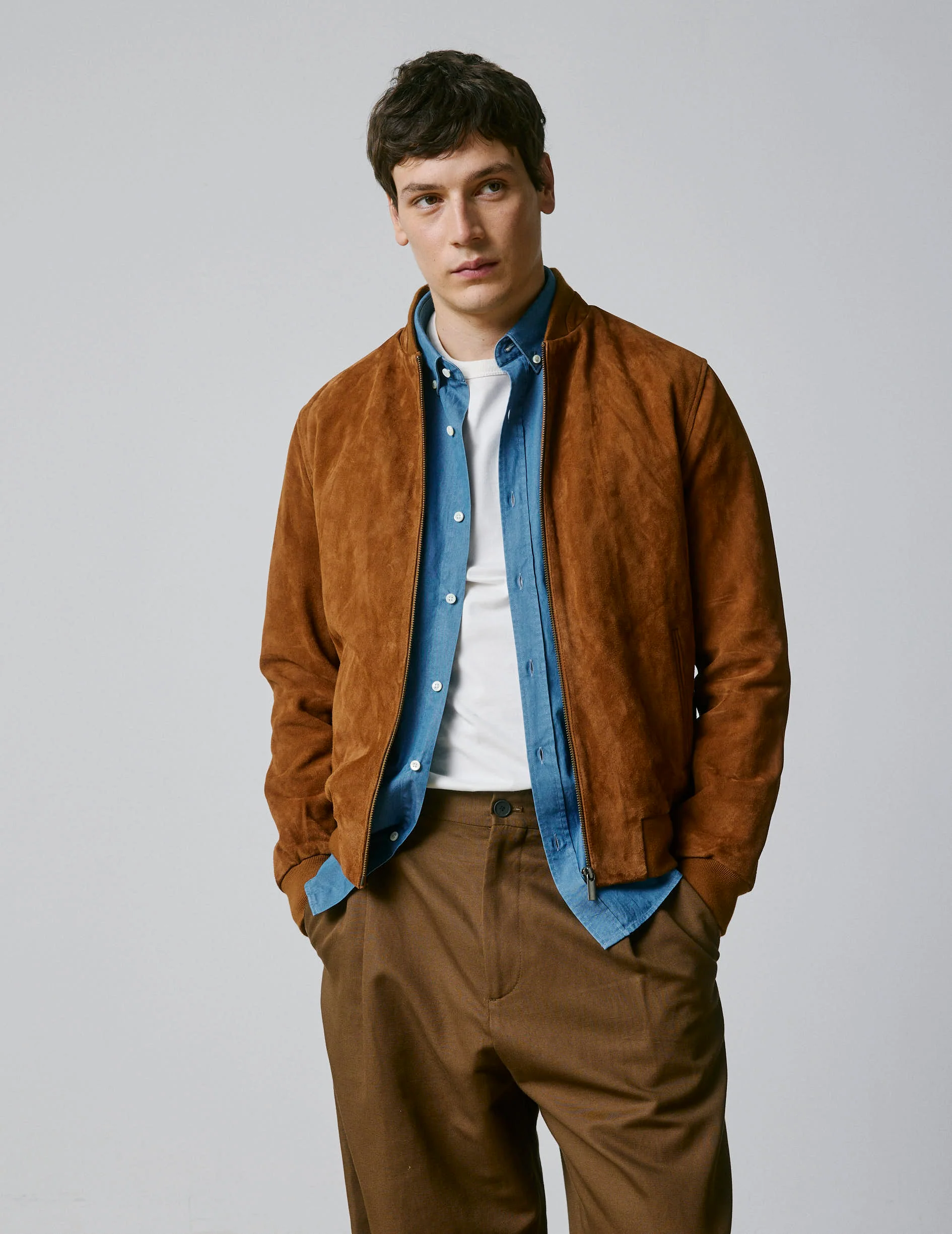 Teddy Léo en suède camel - Image 4