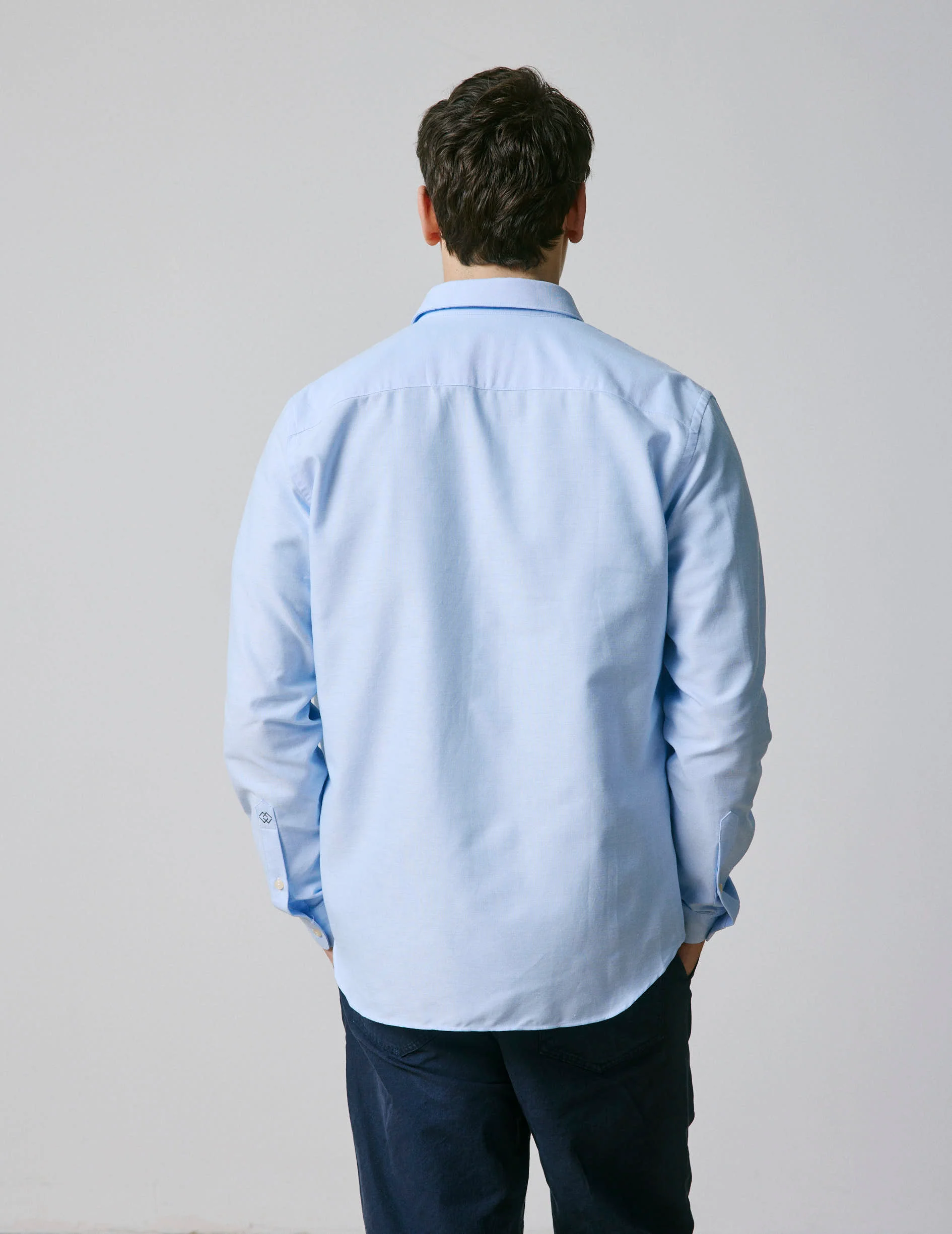 Chemise Semi-ajustée bleue - Image 2