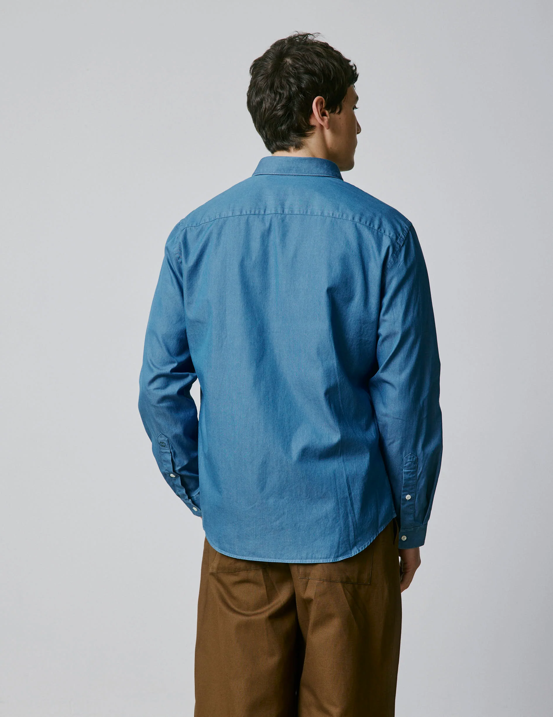 Chemise Semi-ajustée bleue - Image 2
