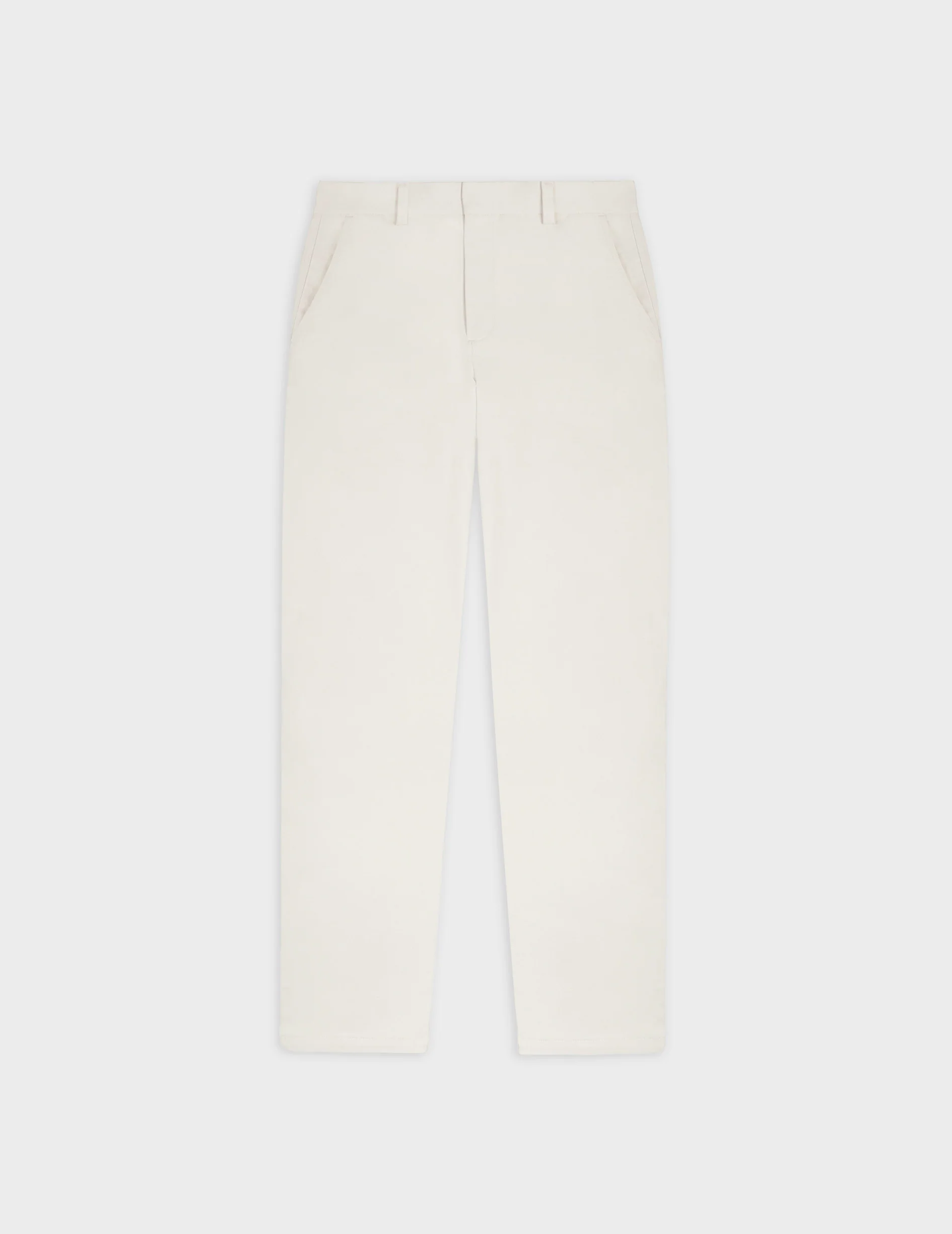 Pantalon Marco en canvas de coton écru - Image 3