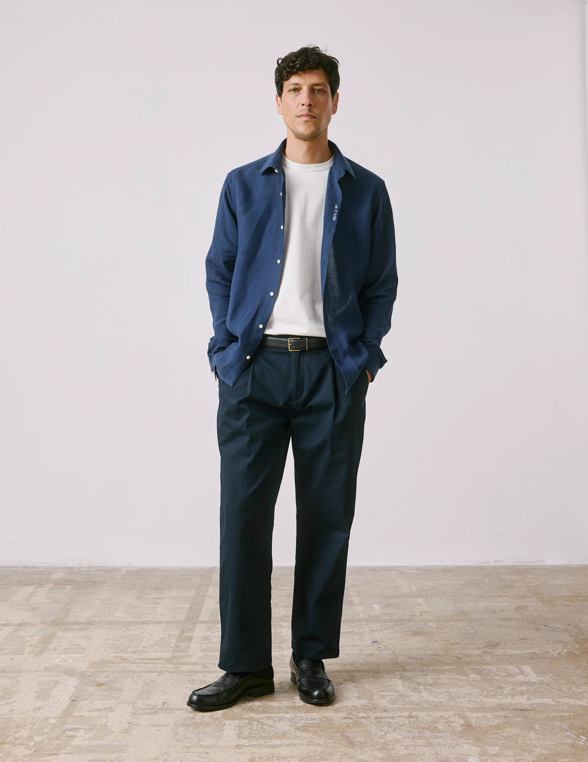 Pantalon Nataneo en twill marine - Image 3