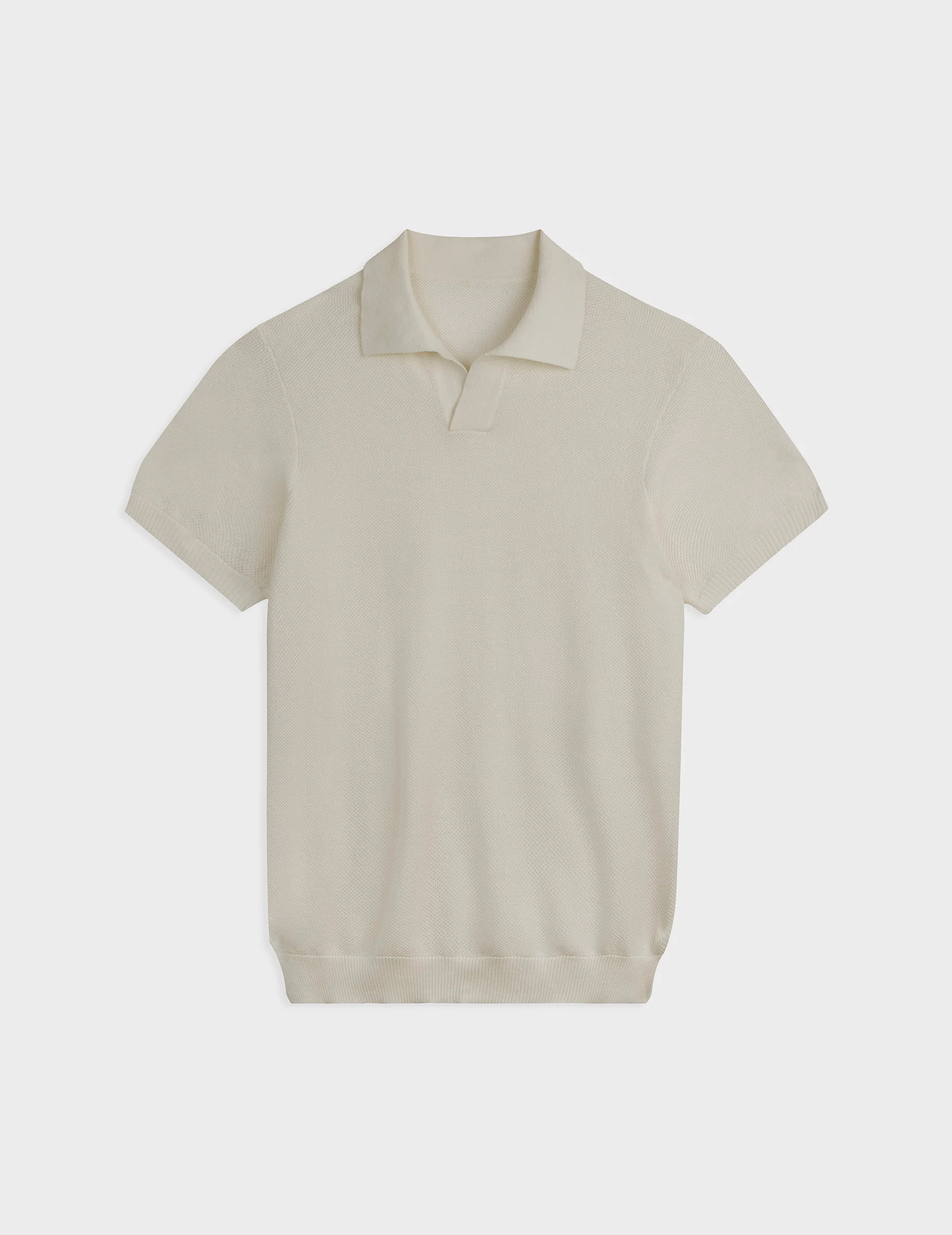 Polo Lilian en coton écru - Image 4