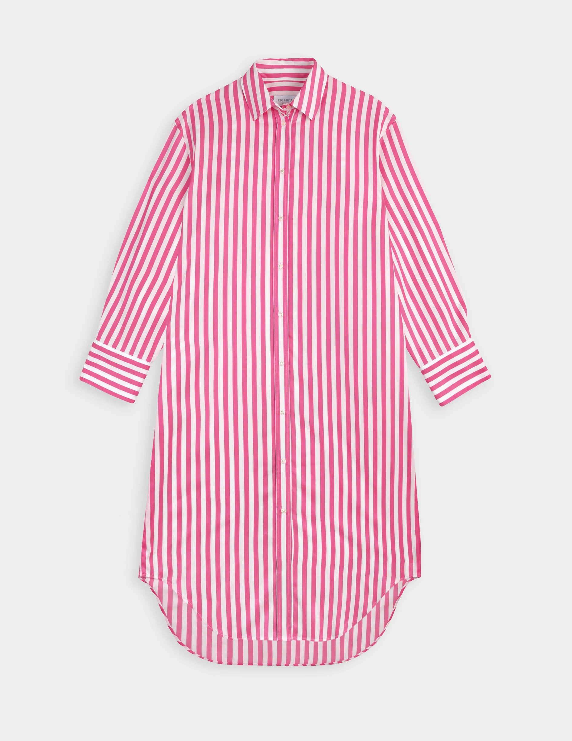 Robe chemise Lina fuchsia - Image 6