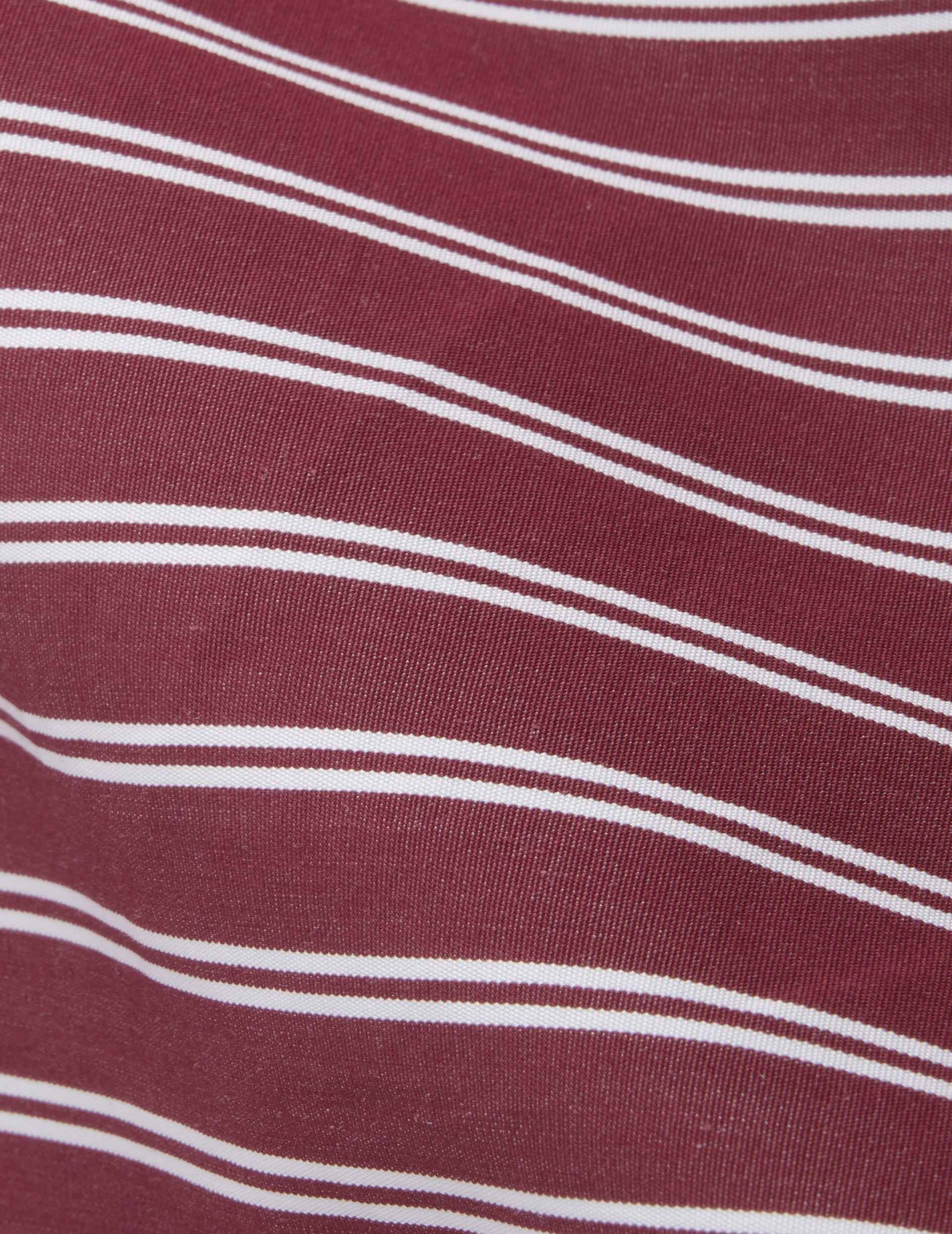 Short Nina en popeline bordeaux - Image 8