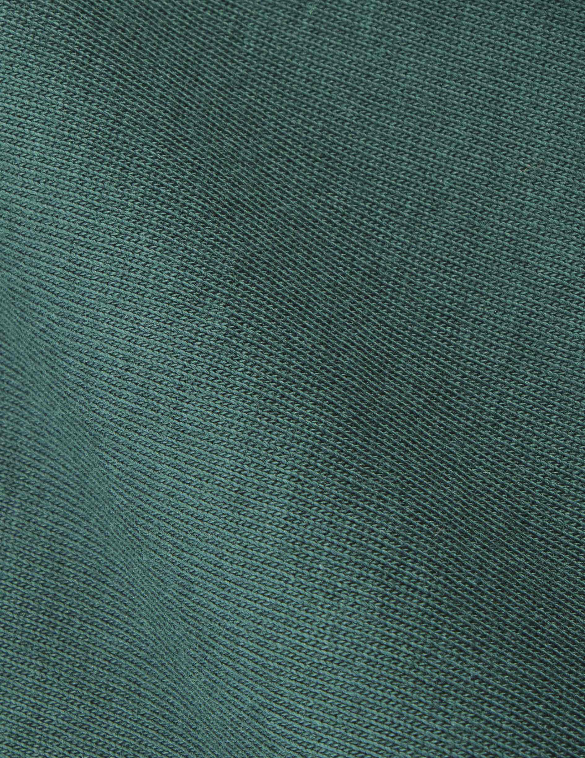 T-shirt Charles en coton vert foncé - Image 4