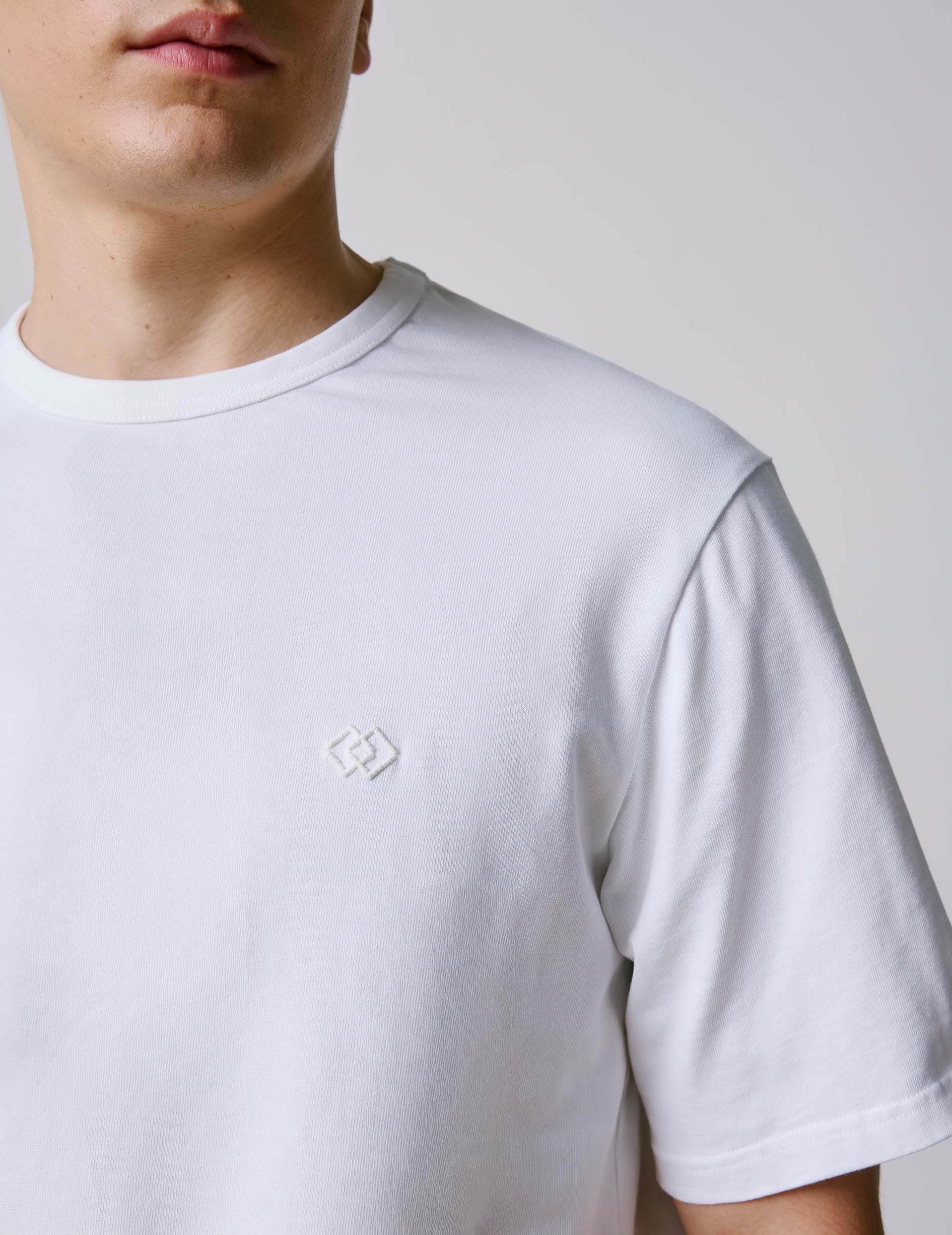 T-shirt Benny en coton blanc - Image 4