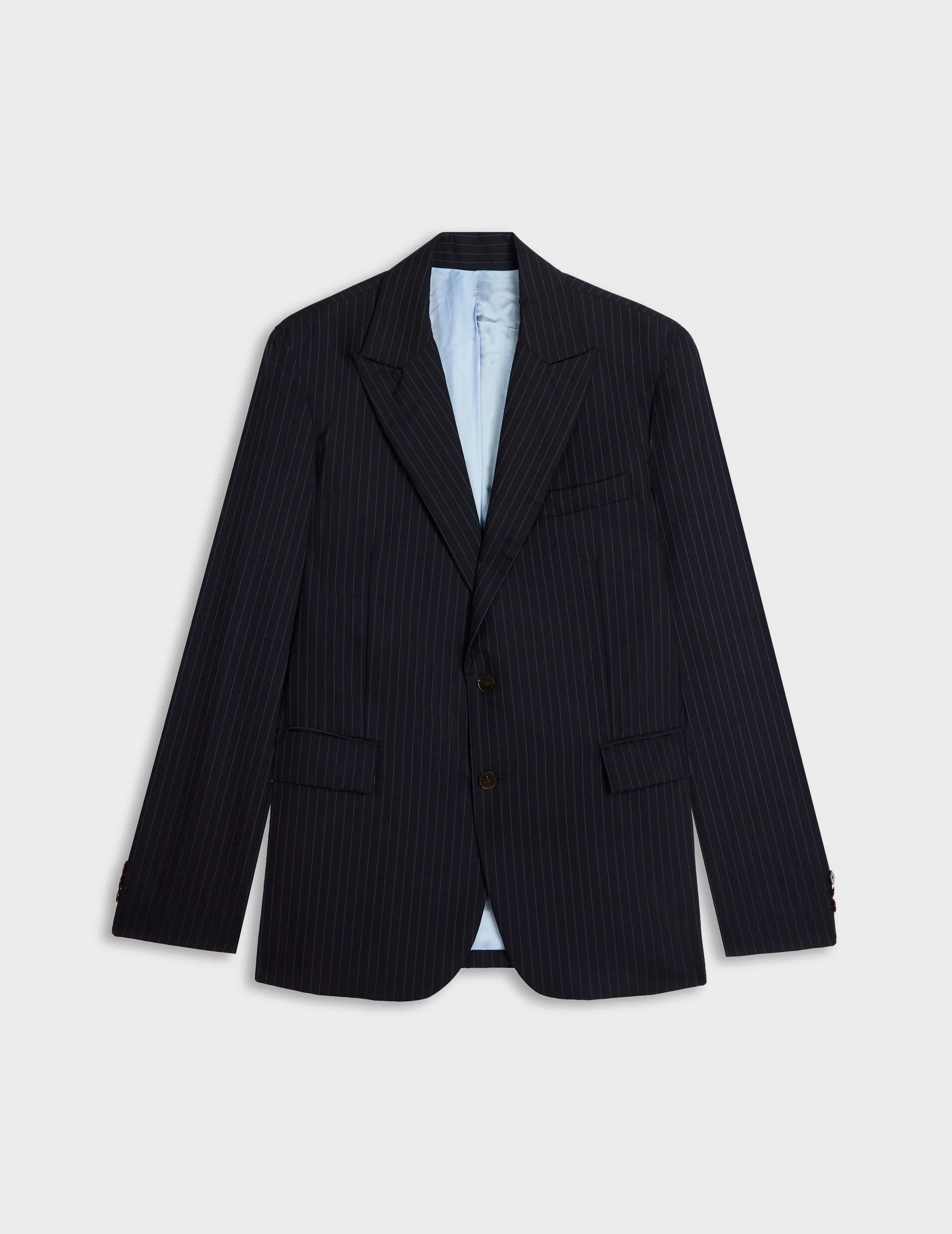 Veste de costume Marlon en laine vierge marine - Image 6